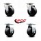 Service Caster 4 Inch Glass Filled Nylon Caster Set with Roller Bearings 2 Swivel 2 Rigid SCC SCC-20S420-GFNR-2-R-2 - alternate 5